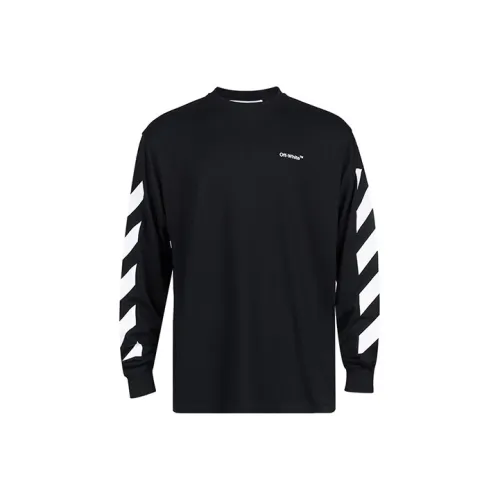 Off Белый SS22 Черный Мужская T-Рубашка