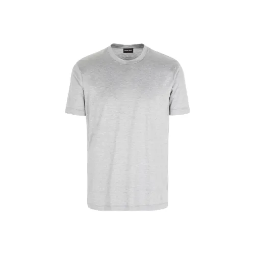 EMPORIO ARMANI Серые Мужские T-Рубашки