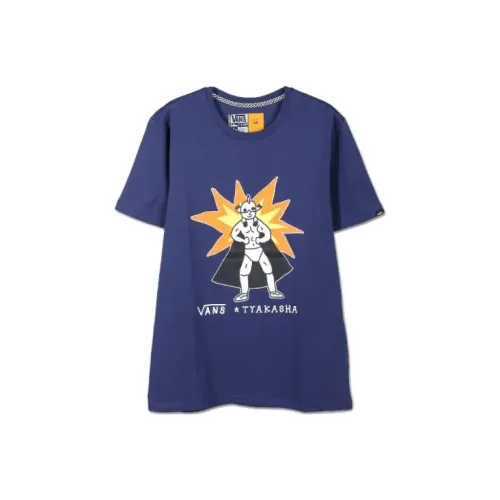 Vans Tyakasha Top Синий Мужская T-Рубашка