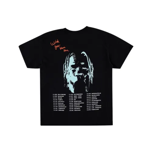 TRAVIS SCOTT Черная унисекс футболка