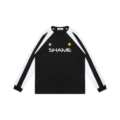 EMPTY REFERENCE Длинный рукав Т-рубашка Унисекс Черный