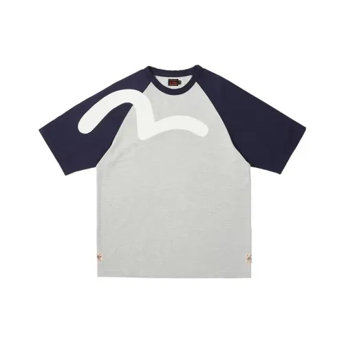 Дворцовый X EVISU Co Бренд Темно-синий Унисекс T Рубашки