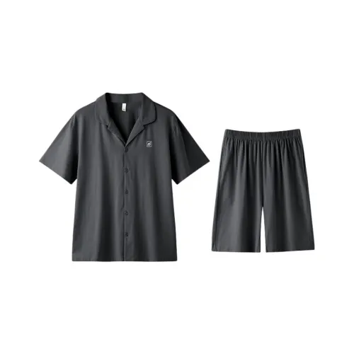 ZAO FU NIAO Пижамный комплект Мужской Темно-серый