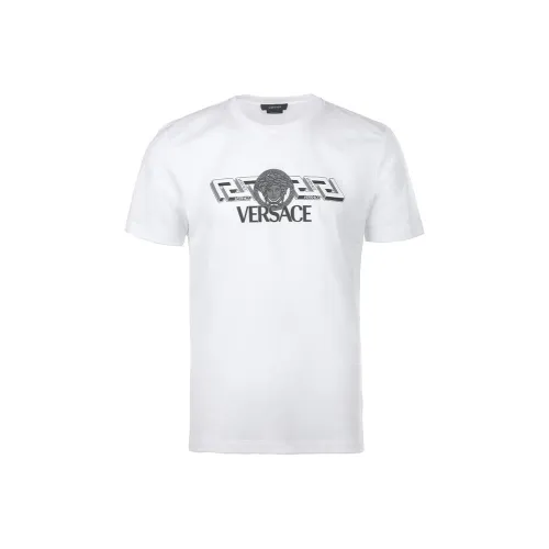 VERSACE Белые Мужские T-рубашки