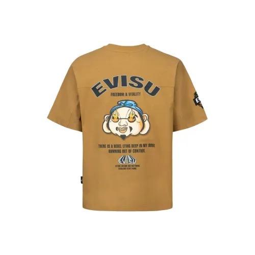 EVISU Имбирный Мужской T-Рубашки