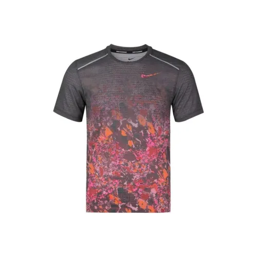 Nike Черный Красный Мужская Футболка