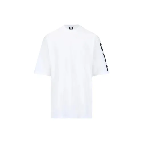 BALMAIN Белая Мужская T-рубашка