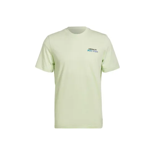 Adidas Originals Светло-зеленые Мужские T-рубашки