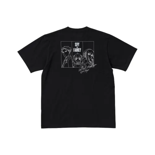 UNIQLO x SPY Family SS22 T-Shirt Unisex Black UNIQLO x SPY Family SS22 Т-Рубашка Унисекс Черная