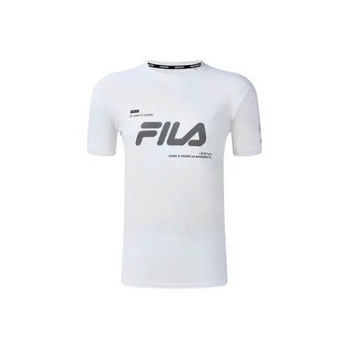 FILA ATHLETICS Комплект с рукавом для бега мужская футболка нефритово-белый