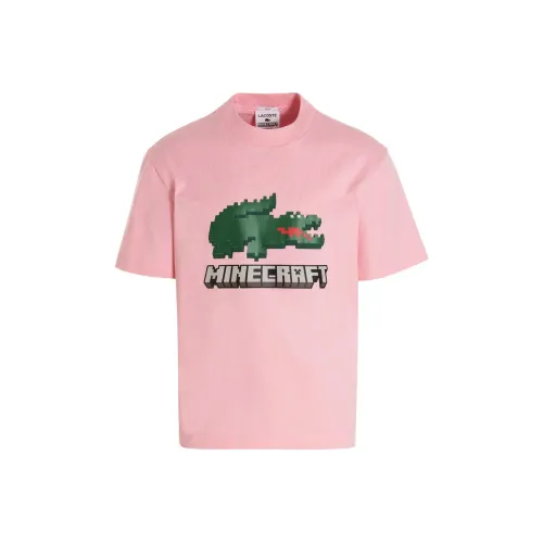 Розовые мужские футболки T от LACOSTE Collaboration