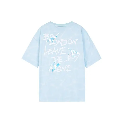 Boy London Рубашка с короткими рукавами унисекс синий