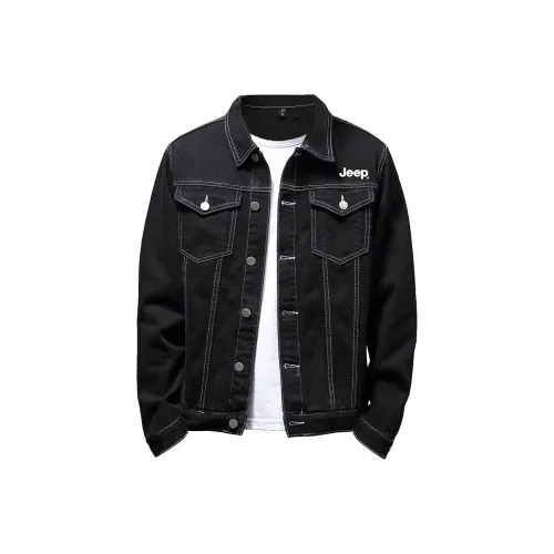 JEEP Черный Унисекс Джинсовые куртки