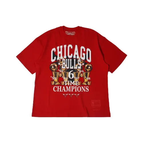MITCHELL NESS T-Shirt Унисекс Красный