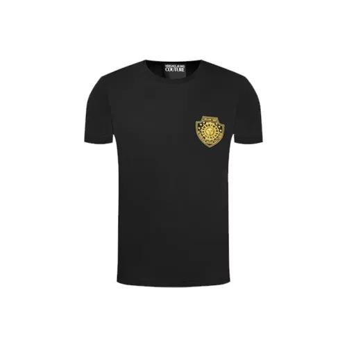 VERSACE JEANS COUTURE SS22 T-Shirt Мужской Черный