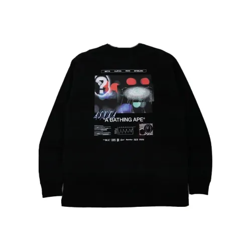 A BATHING APE Голова Series T Рубашка Унисекс