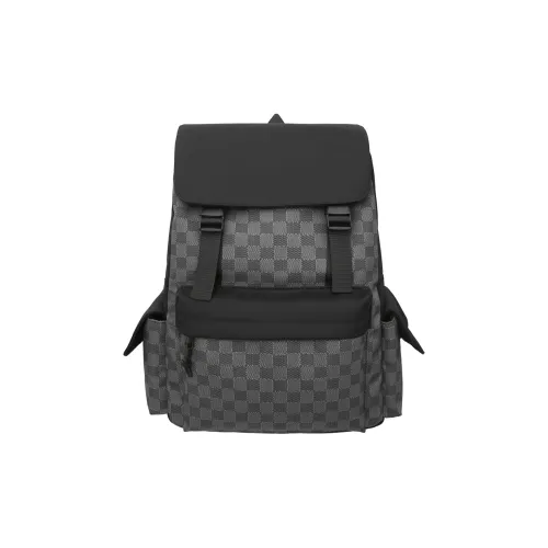 SUN EARTH U Нейлон Рюкзак Стандартный Унисекс Черный Коричневый