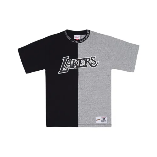 MITCHELL NESS T-Shirt Мужской Черный Серый