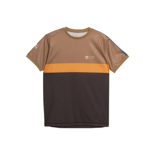 HUMAN MADE Human Made x Adidas Originals Коричневый Мужской T-рубашки