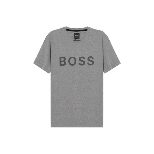 Hugo Boss Серые Мужские T-Рубашки