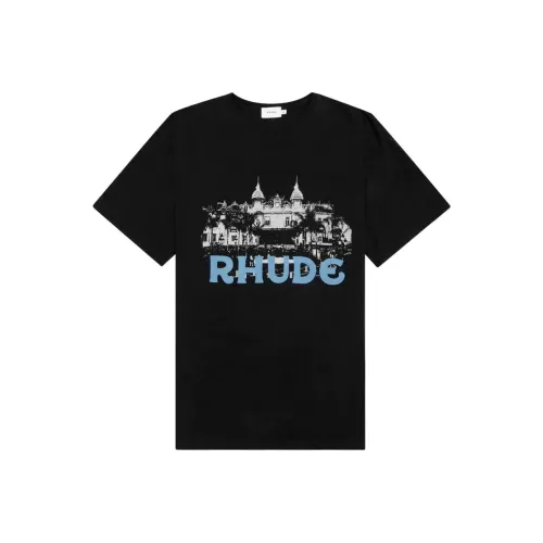 RHUDE Мужские черные T-рубашки
