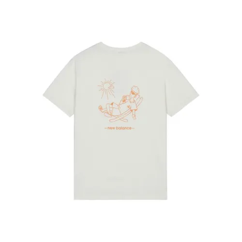New Balance совместная футболка T Мужская Белая