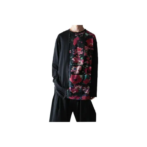 Yohji Yamamoto Черные Мужские T-Рубашки