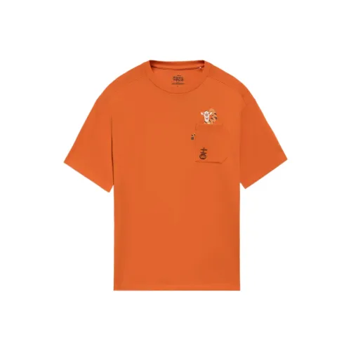 LINING Карп кои Апельсин Унисекс T Рубашки