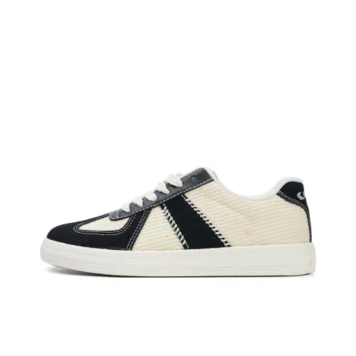 Feiyue Немецкая армейская обувь Low Top Черный Бежевый Унисекс