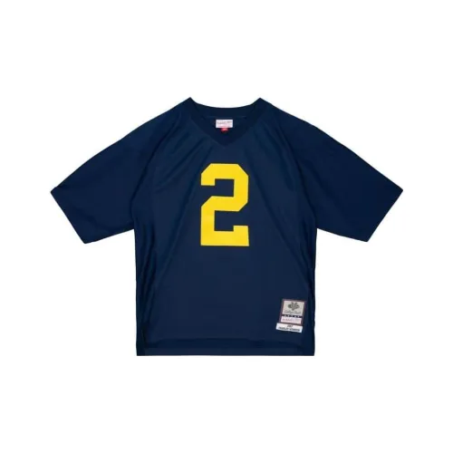 MITCHELL NESS T-Shirt Мужской Морской Синий
