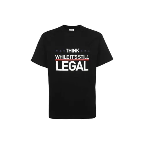 Vetements Черная унисекс футболка