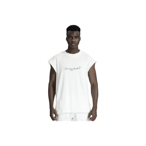 NORVINCY Комфортный и дышащий отводящий пот 100% хлопок без рукавов футболка унисекс