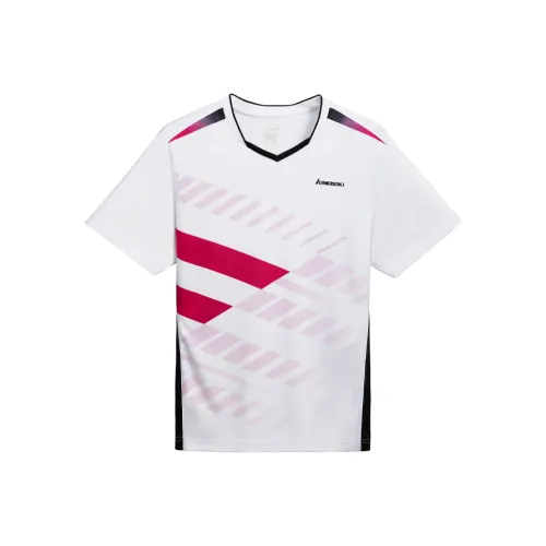 Kawasaki Дышащий Быстросохнущий Бадминтон Джерси Унисекс