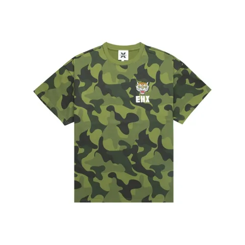 ED HARDY X Армейский зеленый Унисекс Футболка