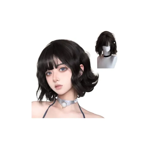 MUYAN Outward Завивка Волосы Короткий Кудрявый Полная Голова COVER Перука Для Женщин