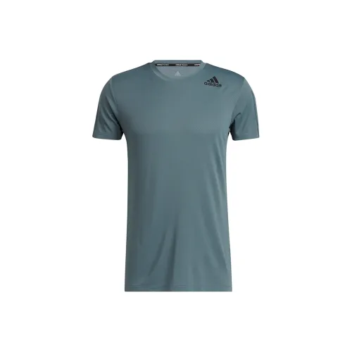 Adidas Blue Men's T-Shirts Adidas Синий Мужские Футболки