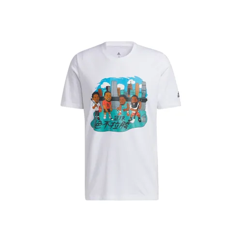 Adidas Белая Мужская Футболка