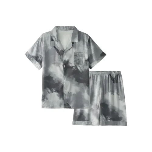 Городская красота Pajama Набор Мужской Серебряный