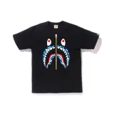 Чёрный (Синий принт акулы)