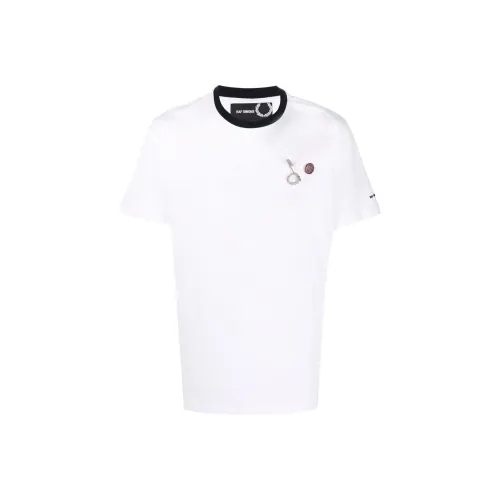 RAF SIMONS Белая Мужская T-Рубашка