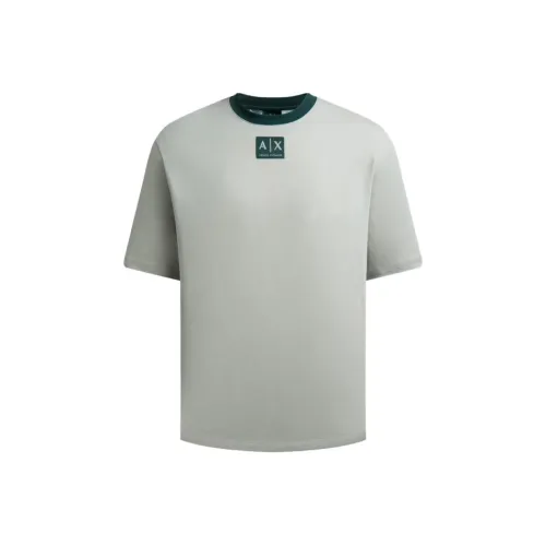 ARMANI EXCHANGEAE SS23 T Рубашка Мужская Зеленая