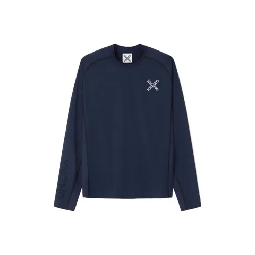 KENZO Мужские синие футболки