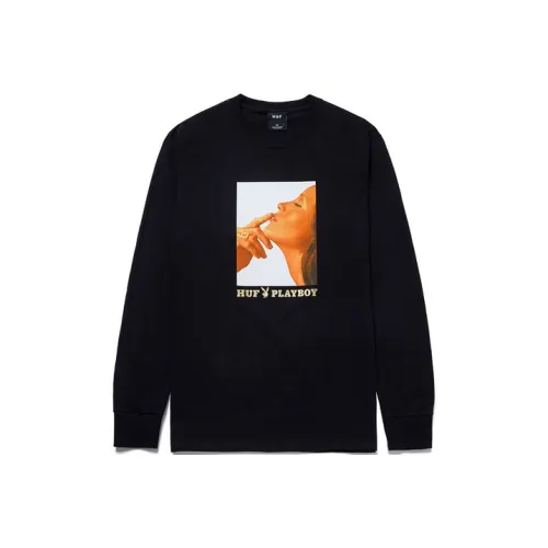 HUF Черная унисекс футболка