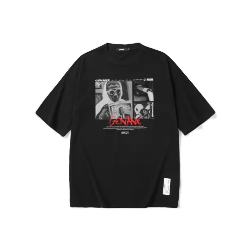 GENANX Прямой крой длина рукава (размер в длину) рубашка с рукавами унисекс