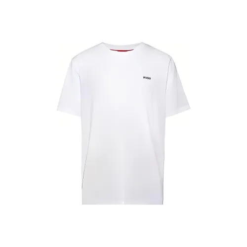 Hugo Boss Белая Мужская T-Рубашка