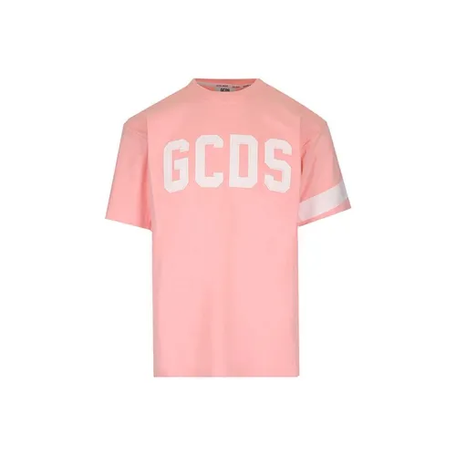 GCDS Розовые Мужские T-рубашки