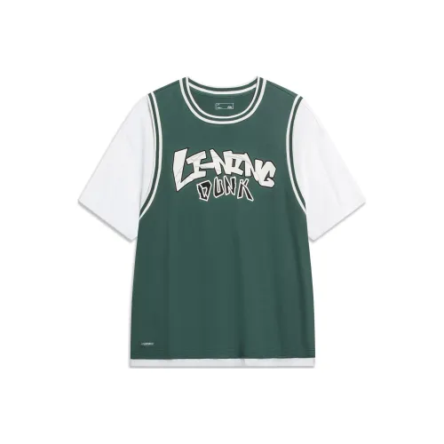 LINING Sports Fashion Collection Футболка Унисекс Бирюзовая