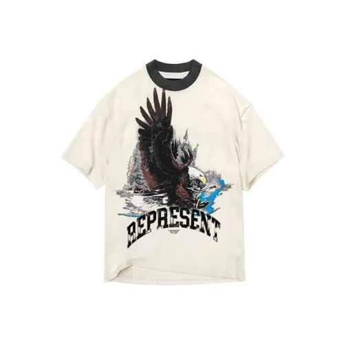REPRESENT Экрю Мужская T-рубашка
