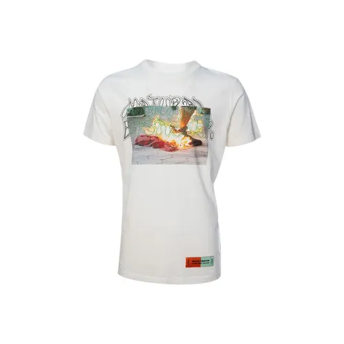 HERON PRESTON Белая Мужская Рубашка