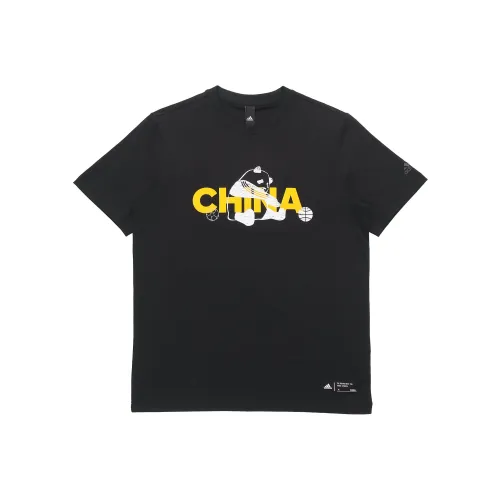 Adidas Черная Унисекс Футболка